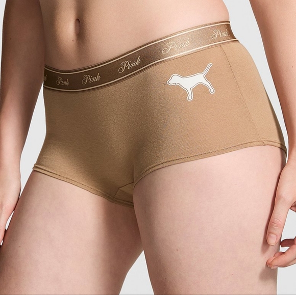 PINK VS Logo Cotton Boyshort underwear - Picture 2 of 4